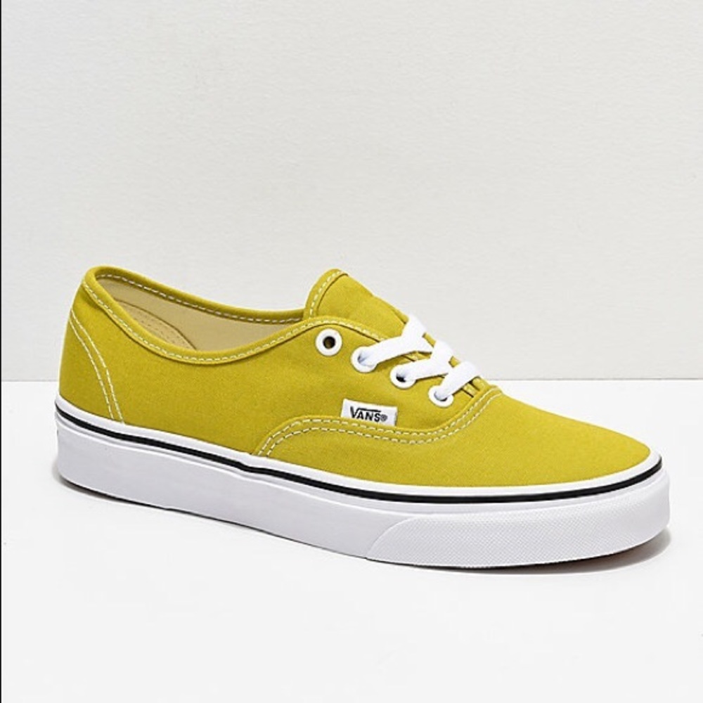 NEW Vans Authentic Cress Green True White